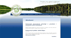 Desktop Screenshot of fundacja.eko-lider.pl