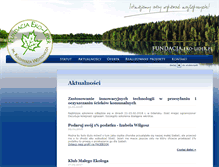 Tablet Screenshot of fundacja.eko-lider.pl